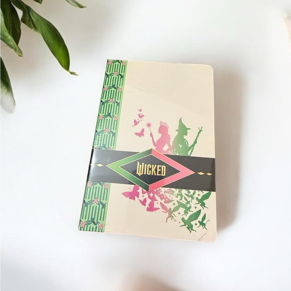 Wicked movie Notebook with Elphaba and Glinda cover NEW